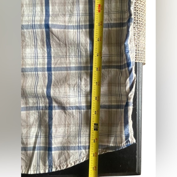 Buffalo David Bitton Blue and Gray Checkered Shirt - Picture 7 of 8